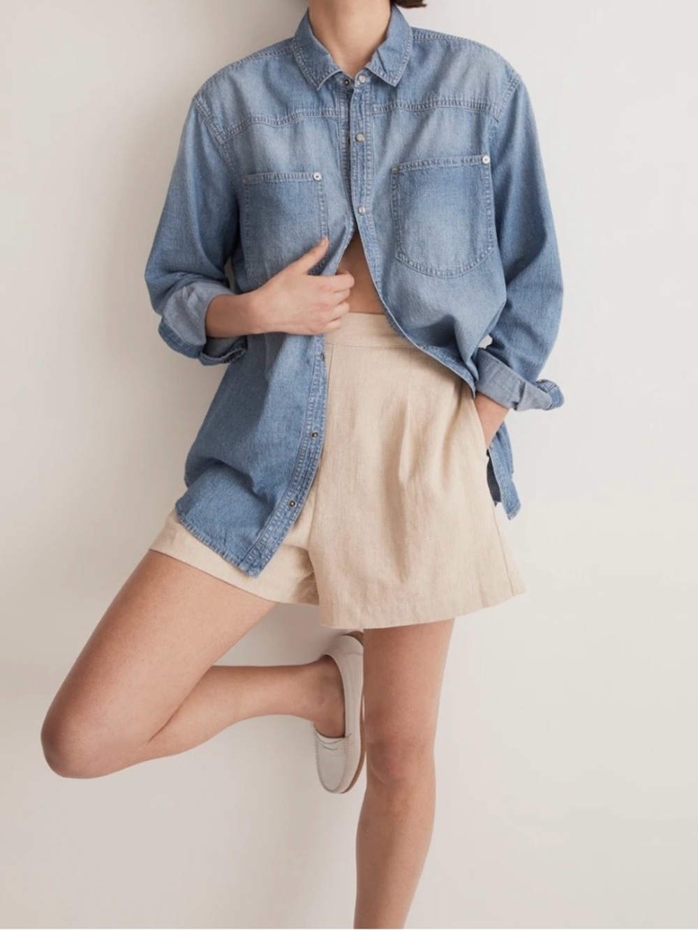 Madewell Women’s Denim Button Down Shirt Size XS
